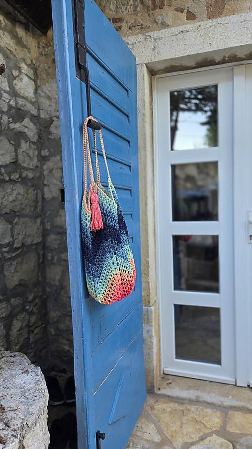 Macrame TAŠKA Ocean Sunset