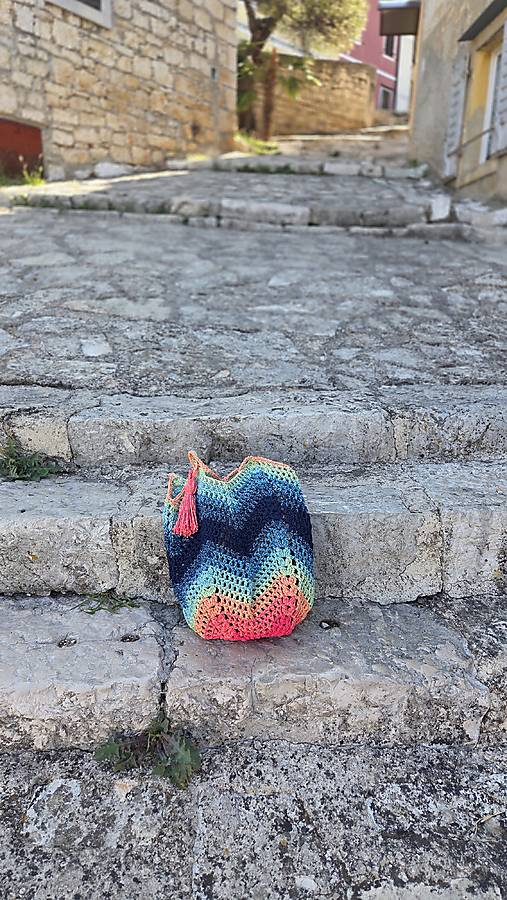 Macrame TAŠKA Ocean Sunset