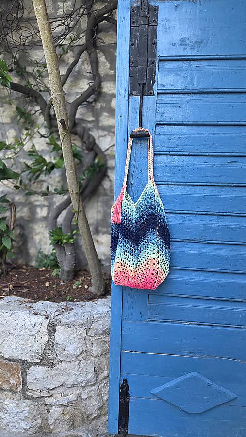 Macrame TAŠKA Ocean Sunset