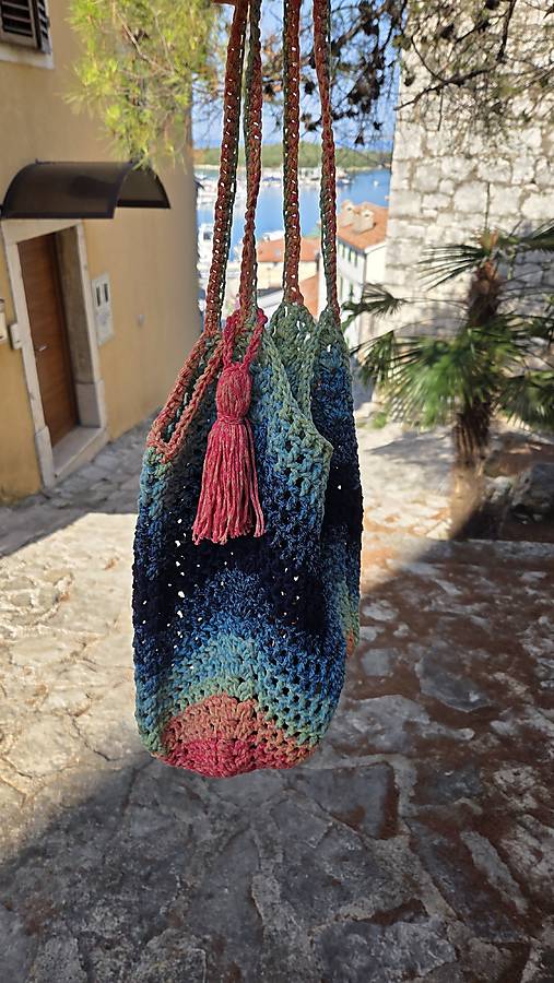 Macrame TAŠKA Ocean Sunset