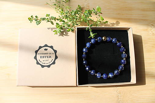 Náramky - Sodalite rondelle výbrus - 18474415_