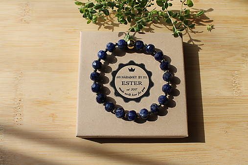 Sodalite rondelle výbrus