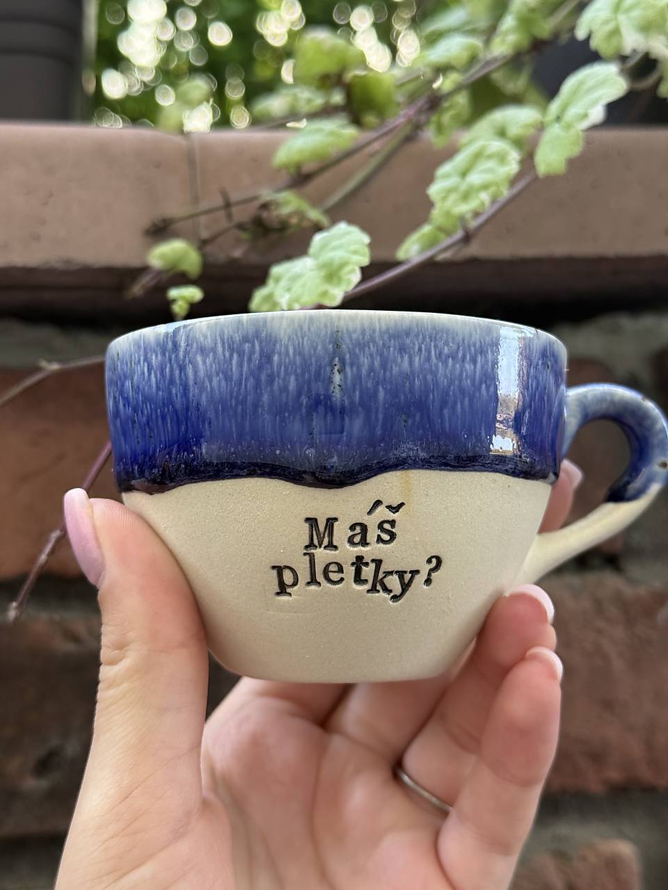 Máš pletky? 200ml šálka