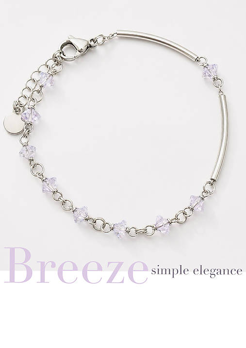 Náramky - Breeze crystal náramok - 18475837_
