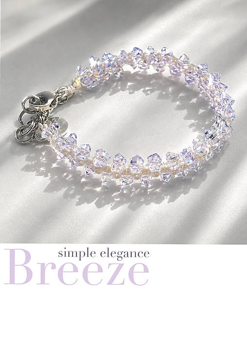 Náramky - Breeze macrame náramok - 18475848_