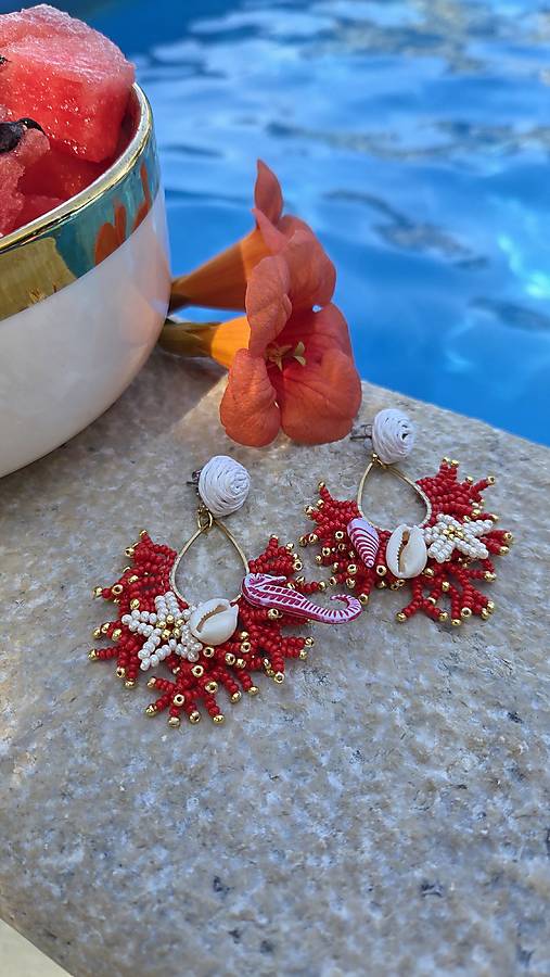 Náušnice Coral Dreams🐚❤️