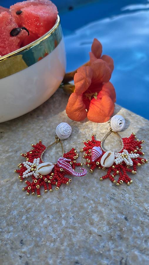 Náušnice Coral Dreams🐚❤️