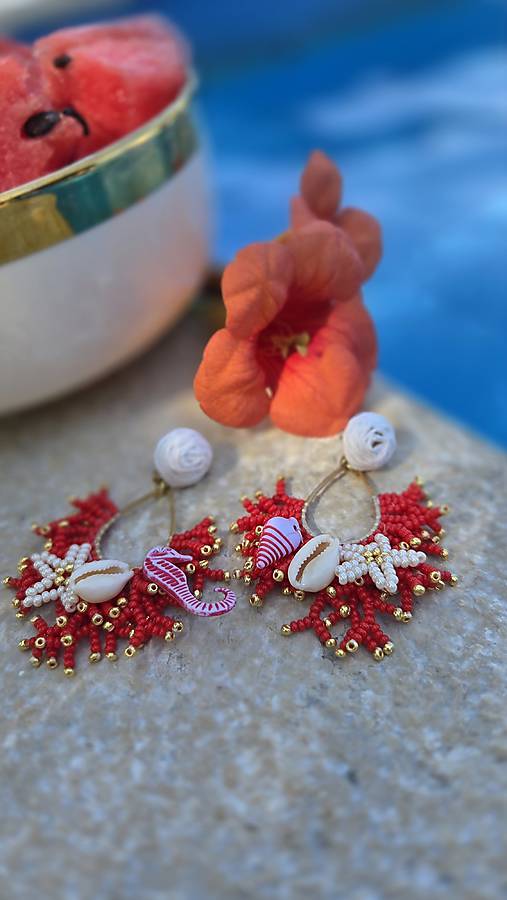 Náušnice Coral Dreams🐚❤️