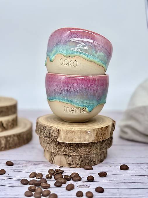 Aurora - pohárik cappuccino mama (200ml, bez uška)