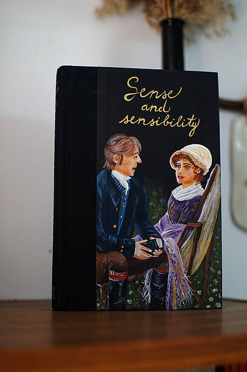 Knihy - Jane Austen - Sense and Sensibility (kniha s maľovanou väzbou) - 18480060_
