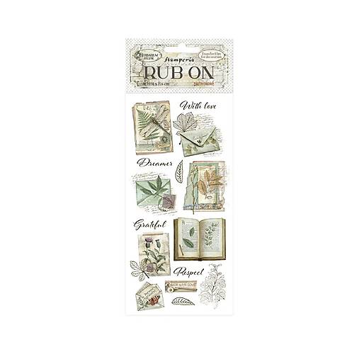 Iný materiál - Rub-on transfer Stamperia  Herbarium Silvae  DFLRB210 - 18484018_