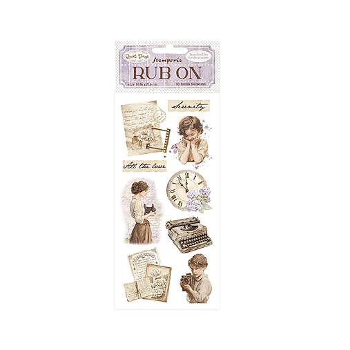 Iný materiál - Rub-on transfer Stamperia  Quiet Days  DFLRB205 - 18484268_