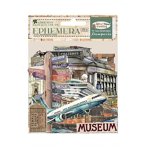 Papier - Ephemera Art of Travelling  Stamperia – papierové nálepky - 18485058_