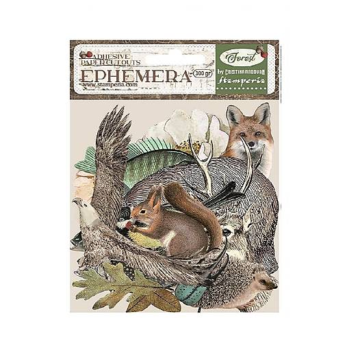 Papier - Ephemera Forest Stamperia – papierové nálepky - 18485075_
