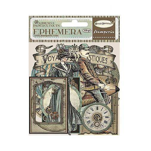 Papier - Ephemera Voyages Fantastiques  Stamperia – papierové nálepky - 18486748_