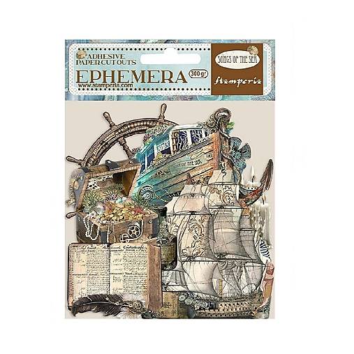 Papier - Ephemera Songs of the Sea  Stamperia – papierové nálepky - 18487033_