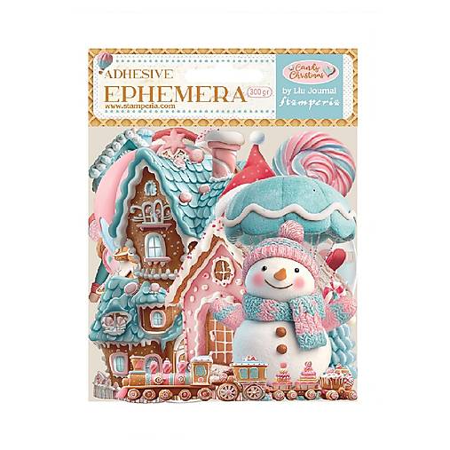 Papier - Ephemera Candy Christmas  Stamperia – papierové nálepky - 18487352_