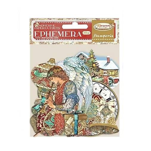 Papier - Ephemera  Christmas greetings Stamperia – papierové nálepky - 18487573_