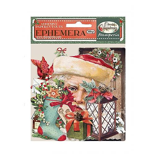 Papier - Ephemera  Classic Christmas Stamperia – papierové nálepky - 18487579_