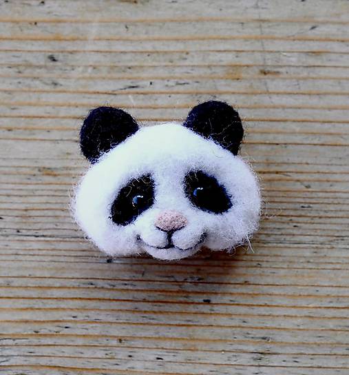 Brošne - Brošňa panda - 18486208_