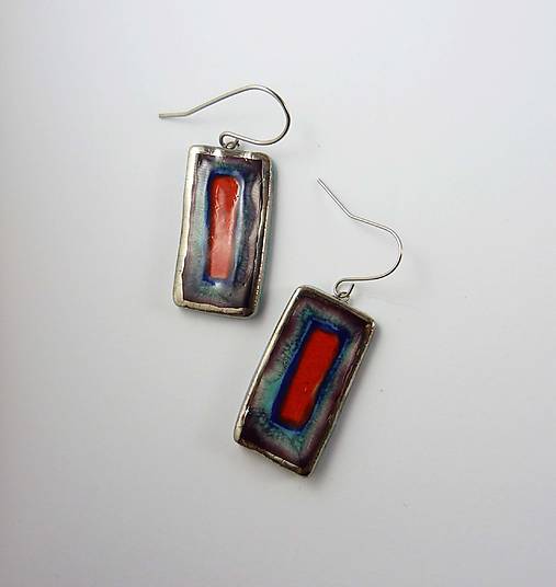 Náušnice - TANA hand made jewellery - keramika/platina - 18486715_