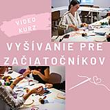 Kurzy - Online video kurz - Ručné vyšívanie pre začiatočníkov - video kurz + PDF návod - 18488442_