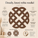Dekorácie - Štvoritý keltský uzol na stenu - symbol spojenia a harmónie - 18488816_