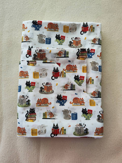 Úžitkový textil - Posteľné obliečky LUX 140 x 200/ 70 x 90 cm Mačičky FR - 18491465_