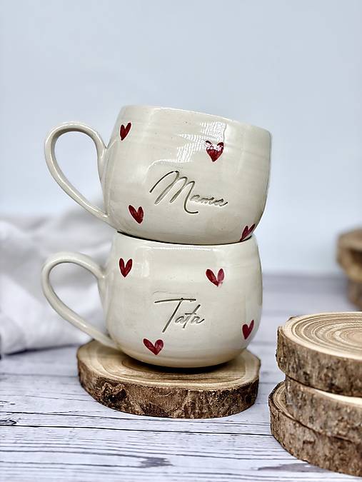 Love - šálka latte elegán mama (330ml, s uškom)