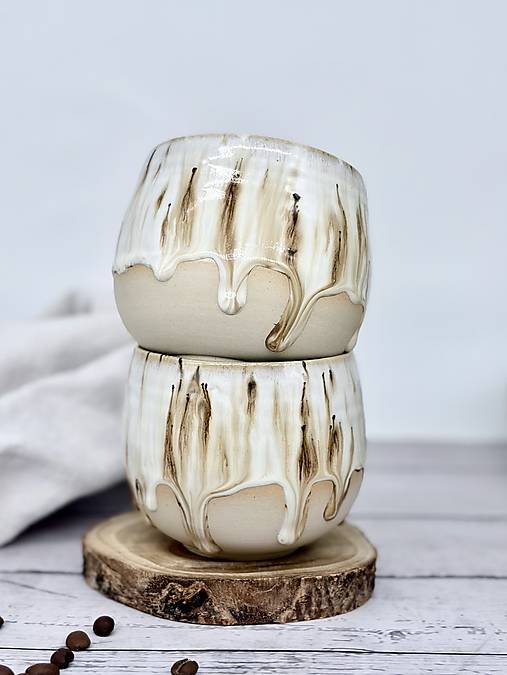White dream - pohárik latte elegán (330ml,bez uška)