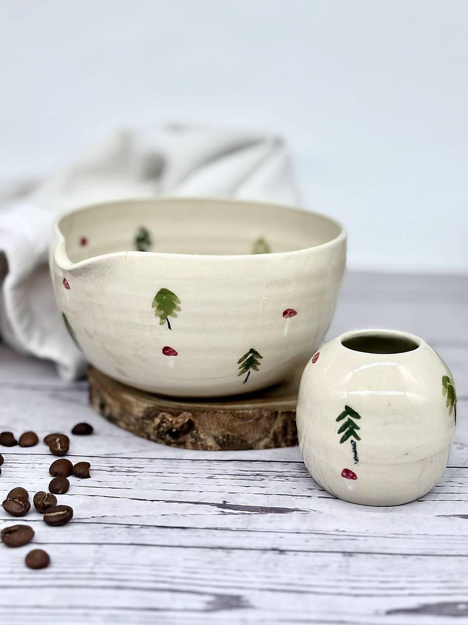 Prechádzka lesom - matcha set (350ml)