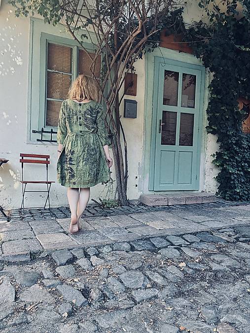 saty prirodne farbene lanove