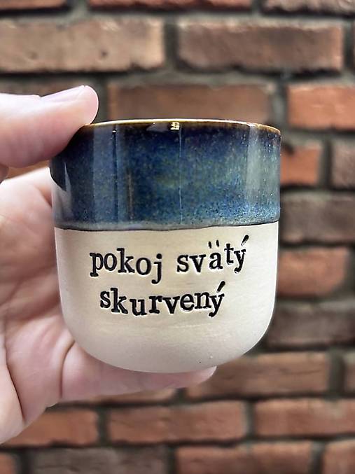 Vlastný text 180ml pohárik