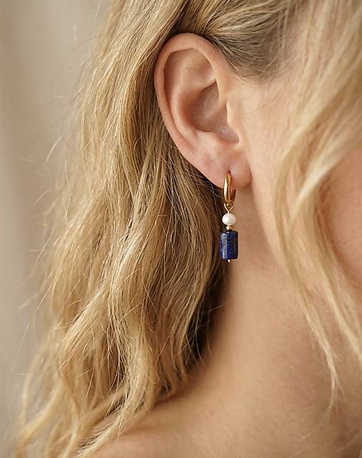 2-dielny set lapis lazuli a perla