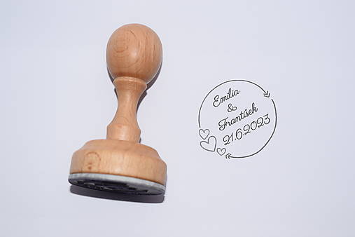 Nástroje - Minimalistické svadobné razítko – vzor 11 - 18494225_