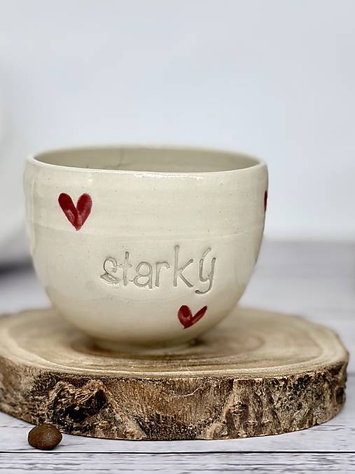Love - pohárik espresso starký (100ml, bez uška)