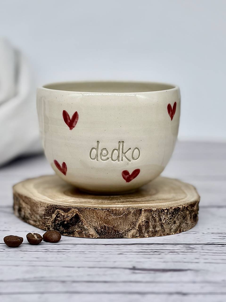 Love - pohárik cappuccino dedko (200ml, bez uška)