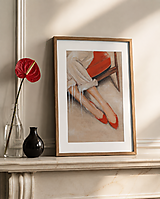 Grafika - Red Shoes grafika (30x40cm) - 18499895_