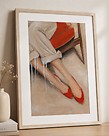 Grafika - Red Shoes grafika (30x40cm) - 18499898_