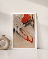 Grafika - Red Shoes grafika (30x40cm) - 18499899_