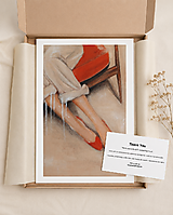 Grafika - Red Shoes grafika (30x40cm) - 18499901_