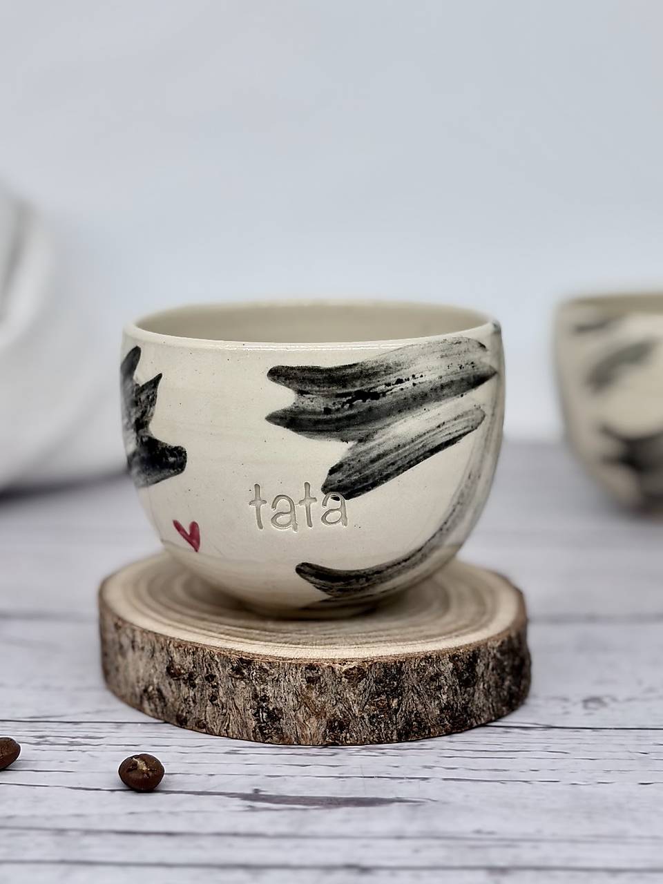 Flow - pohárik cappuccino tata (200ml, bez uška)