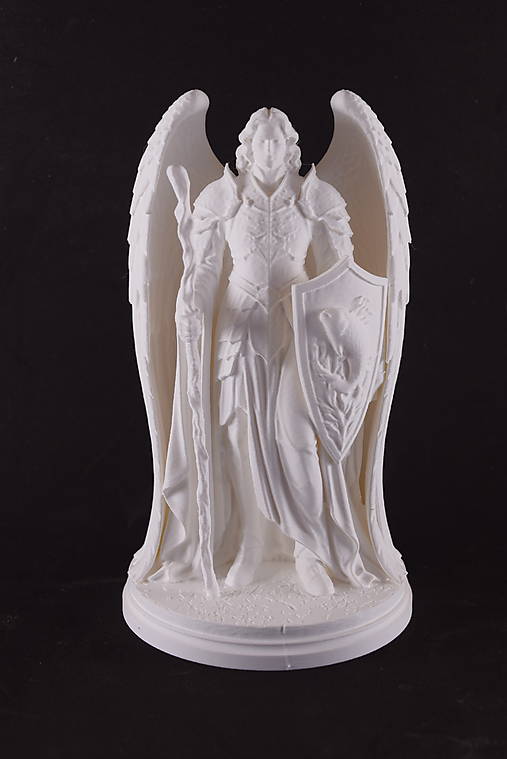 Dekorácie - Archanjel Rafael – 3D soška ochranného anjela - 18500667_
