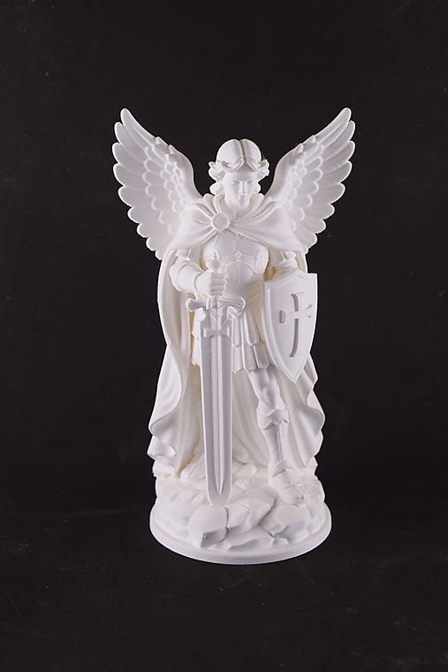 Dekorácie - Archanjel Michael – 3D soška ochranného anjela - 18500683_