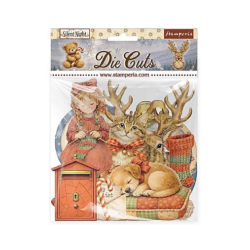 Papier - Kartónové výrezy Silent Night Stamperia - 18502638_