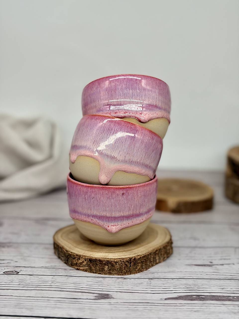 Rose Kiss - pohárik cappuccino (180-200ml, bez uška)