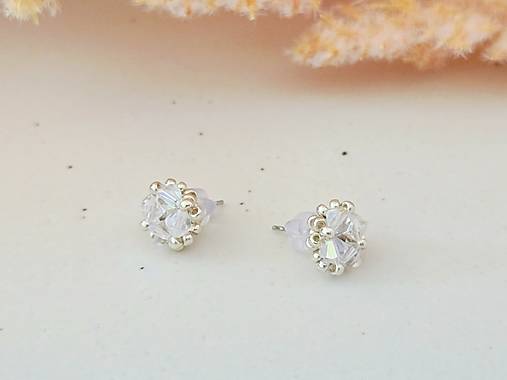 Náušnice Swarovski Crystals napichovacie