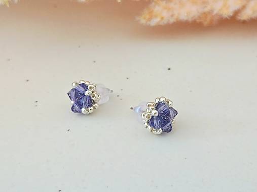 Náušnice Swarovski Crystals napichovacie