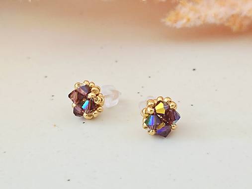 Náušnice Swarovski Crystals napichovacie