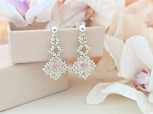 Náušnice Swarovski Crystals visiace